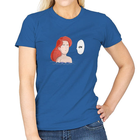 Meh-maid - Womens T-Shirts RIPT Apparel Small / Royal