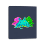 Melted Invaders - Canvas Wraps Canvas Wraps RIPT Apparel 11x14 / Navy