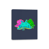 Melted Invaders - Canvas Wraps Canvas Wraps RIPT Apparel 8x10 / Navy