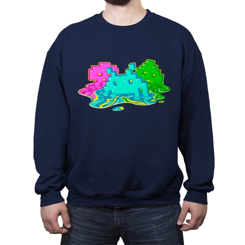 Melted Invaders - Crew Neck Sweatshirt