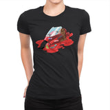 Melting Cyberpunk Bike - Womens Premium T-Shirts RIPT Apparel Small / Black