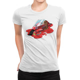 Melting Cyberpunk Bike - Womens Premium T-Shirts RIPT Apparel Small / White