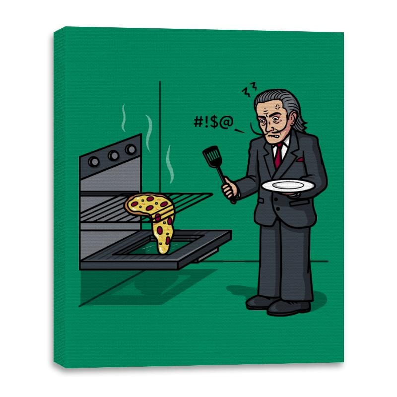 Melting Pizza! - Canvas Wraps Canvas Wraps RIPT Apparel 16x20 / Kelly