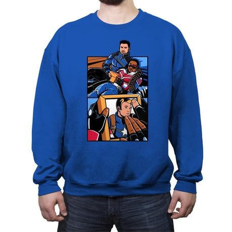 Memories - Crew Neck Sweatshirt Crew Neck Sweatshirt RIPT Apparel Small / Royal