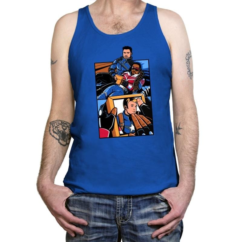 Memories - Tanktop Tanktop RIPT Apparel X-Small / True Royal