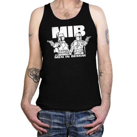 Men in Beskar - Tanktop Tanktop RIPT Apparel X-Small / Black