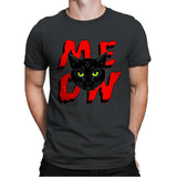 MEOW Cat - Mens Premium T-Shirts RIPT Apparel Small / Heavy Metal