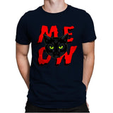 MEOW Cat - Mens Premium T-Shirts RIPT Apparel Small / Midnight Navy