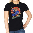 Meowster Skater I - Womens T-Shirts RIPT Apparel Small / Black