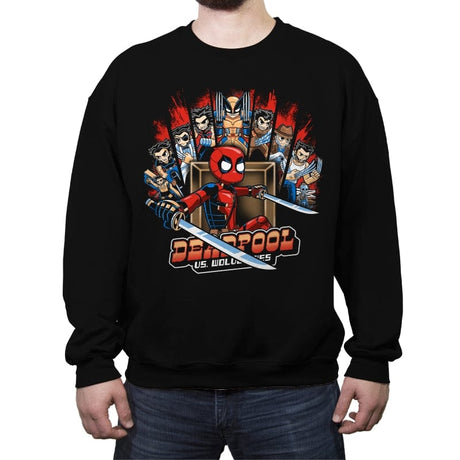 Merc Pilgrim - Crew Neck Sweatshirt Crew Neck Sweatshirt RIPT Apparel Small / Black