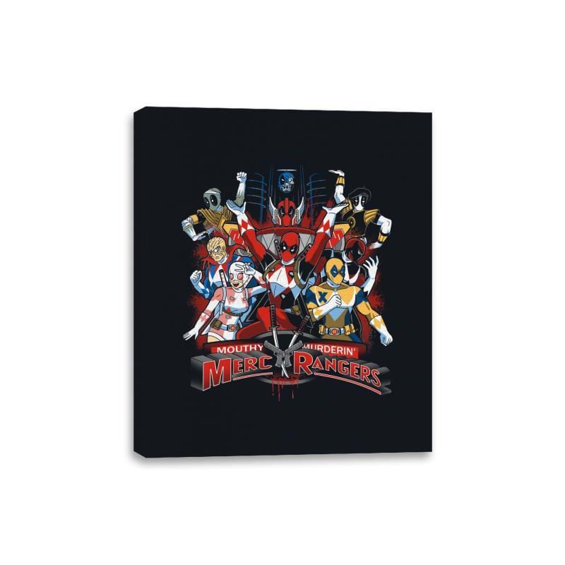 Merc Rangers - Canvas Wraps Canvas Wraps RIPT Apparel 8x10 / Black