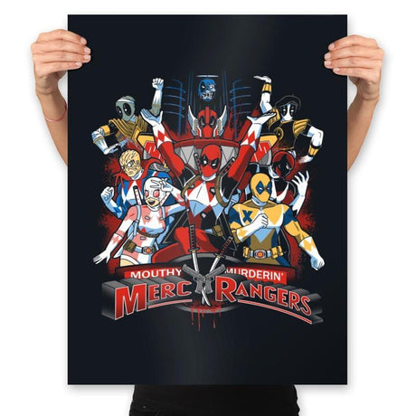 Merc Rangers - Prints Posters RIPT Apparel 18x24 / Black