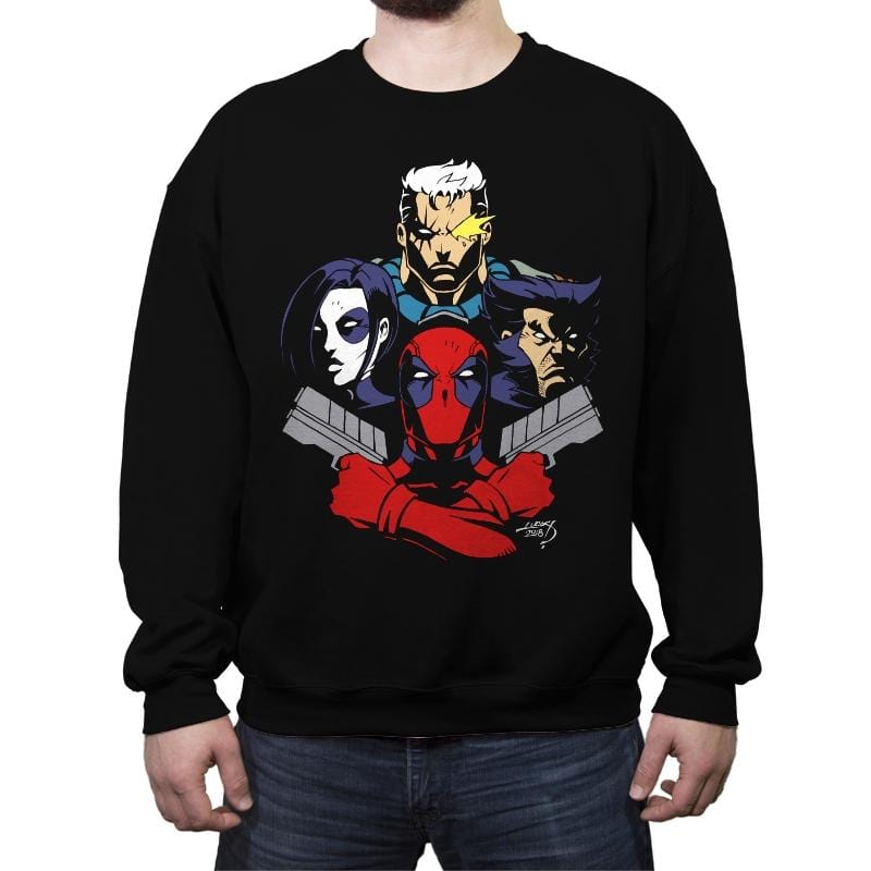 Mercenary Rhapsody - Crew Neck Sweatshirt Crew Neck Sweatshirt RIPT Apparel Small / Black