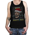 Merry Schittmas - Tanktop Tanktop RIPT Apparel X-Small / Black