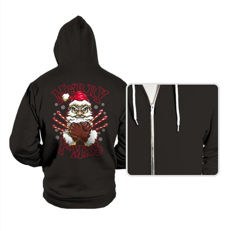 Merry X-Mas - Hoodies Hoodies RIPT Apparel Small / Black