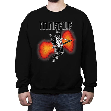 Metal Angel - Crew Neck Sweatshirt Crew Neck Sweatshirt RIPT Apparel Small / Black