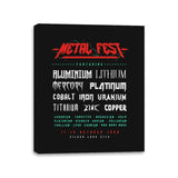 Metal Fest - Canvas Wraps Canvas Wraps RIPT Apparel 11x14 / Black