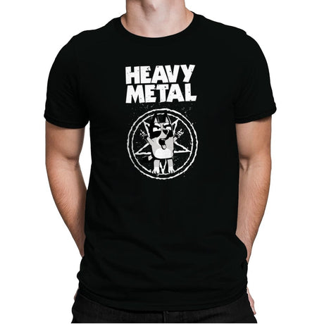 Metal Heeler - Mens Premium T-Shirts RIPT Apparel Small / Black