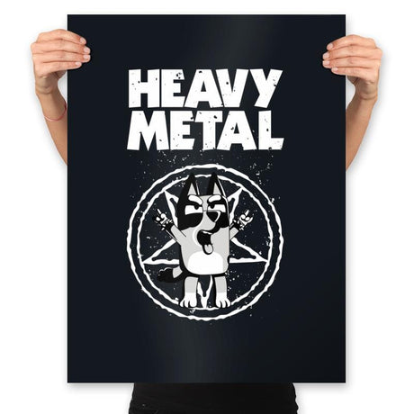 Metal Heeler - Prints Posters RIPT Apparel 18x24 / Black