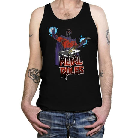 Metal Rules - Tanktop Tanktop RIPT Apparel X-Small / Black