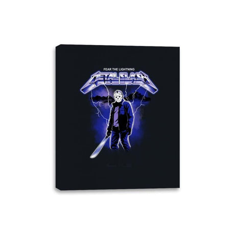 Metal Slash - Canvas Wraps Canvas Wraps RIPT Apparel 8x10 / Black