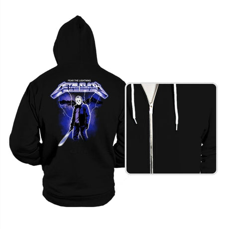 Metal Slash - Hoodies Hoodies RIPT Apparel Small / Black