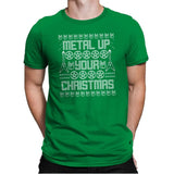 Metal Up Your Christmas - Mens Premium T-Shirts RIPT Apparel Small / Kelly