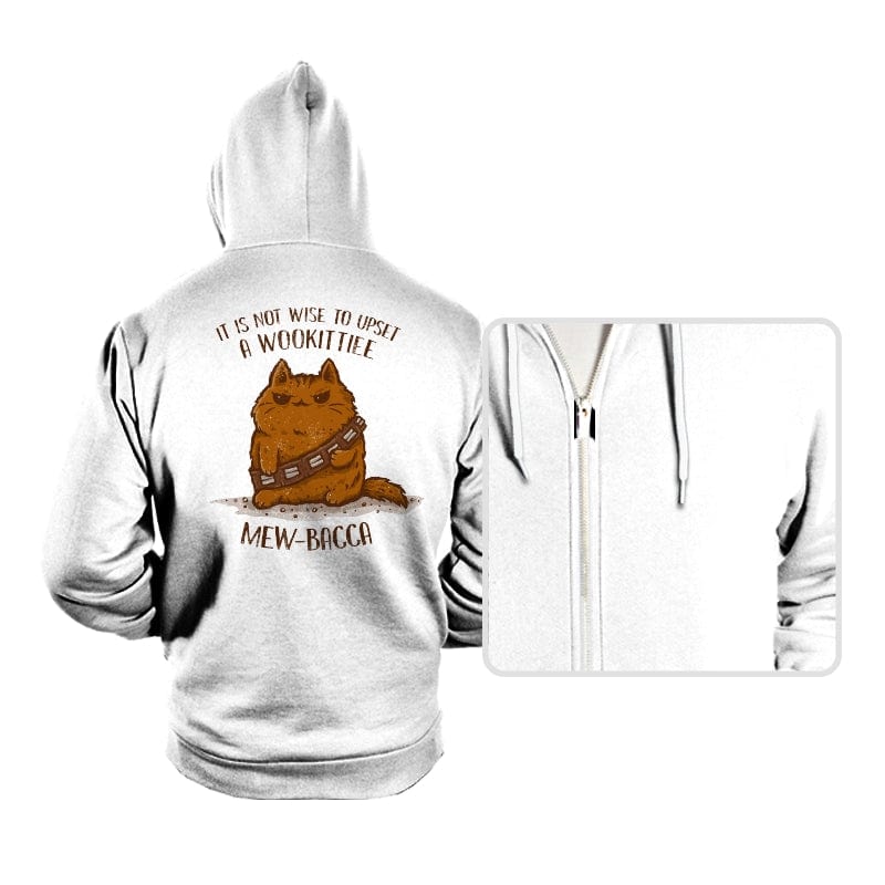 Mew-Bacca - Hoodies Hoodies RIPT Apparel Small / White