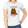 Mew-Bacca - Womens T-Shirts RIPT Apparel Small / White