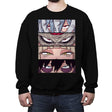 MHA Villain Eyes - Crew Neck Sweatshirt Crew Neck Sweatshirt RIPT Apparel Small / Black