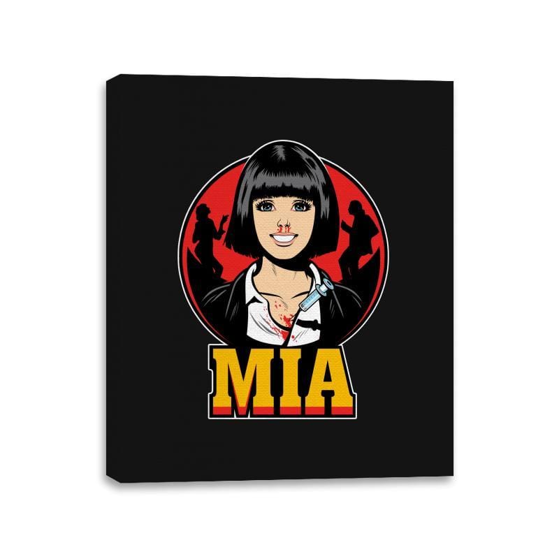 Mia - Canvas Wraps Canvas Wraps RIPT Apparel 11x14 / Black