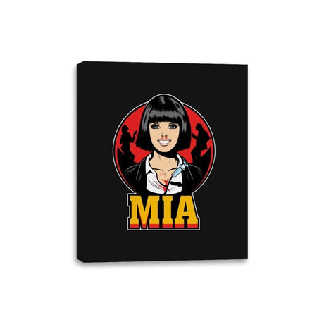 Mia - Canvas Wraps Canvas Wraps RIPT Apparel 8x10 / Black