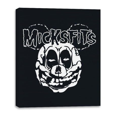 Micksfits - Canvas Wraps Canvas Wraps RIPT Apparel 16x20 / Black