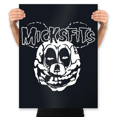 Micksfits - Prints Posters RIPT Apparel 18x24 / Black