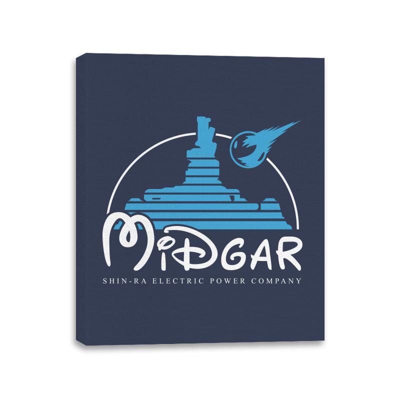 Midgar - Canvas Wraps Canvas Wraps RIPT Apparel 11x14 / Navy