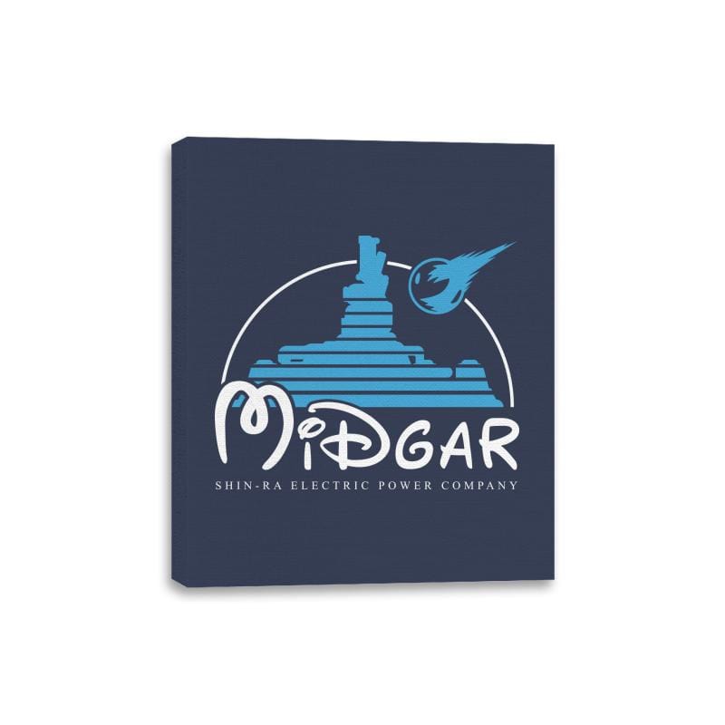 Midgar - Canvas Wraps Canvas Wraps RIPT Apparel 8x10 / Navy