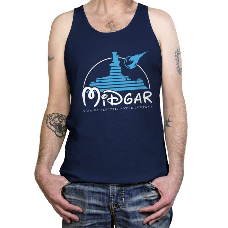 Midgar - Tanktop Tanktop RIPT Apparel X-Small / Navy