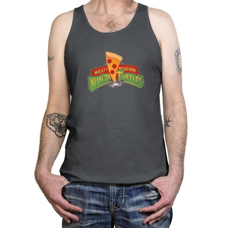 Mighty Morphin Ninja Turtles Exclusive - Tanktop Tanktop RIPT Apparel X-Small / Asphalt