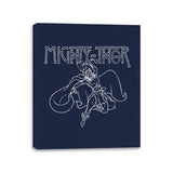 Mighty One - Canvas Wraps Canvas Wraps RIPT Apparel 11x14 / Navy