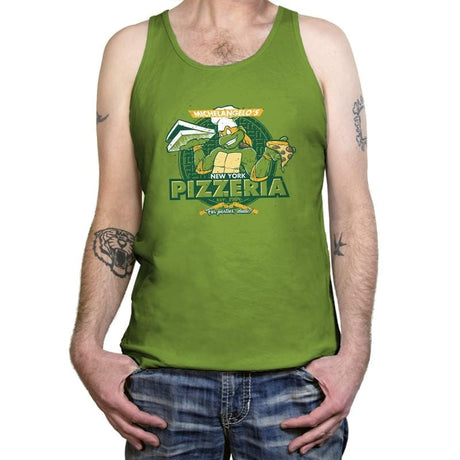 Mikey's Pizzeria Exclusive - Tanktop Tanktop RIPT Apparel X-Small / Leaf