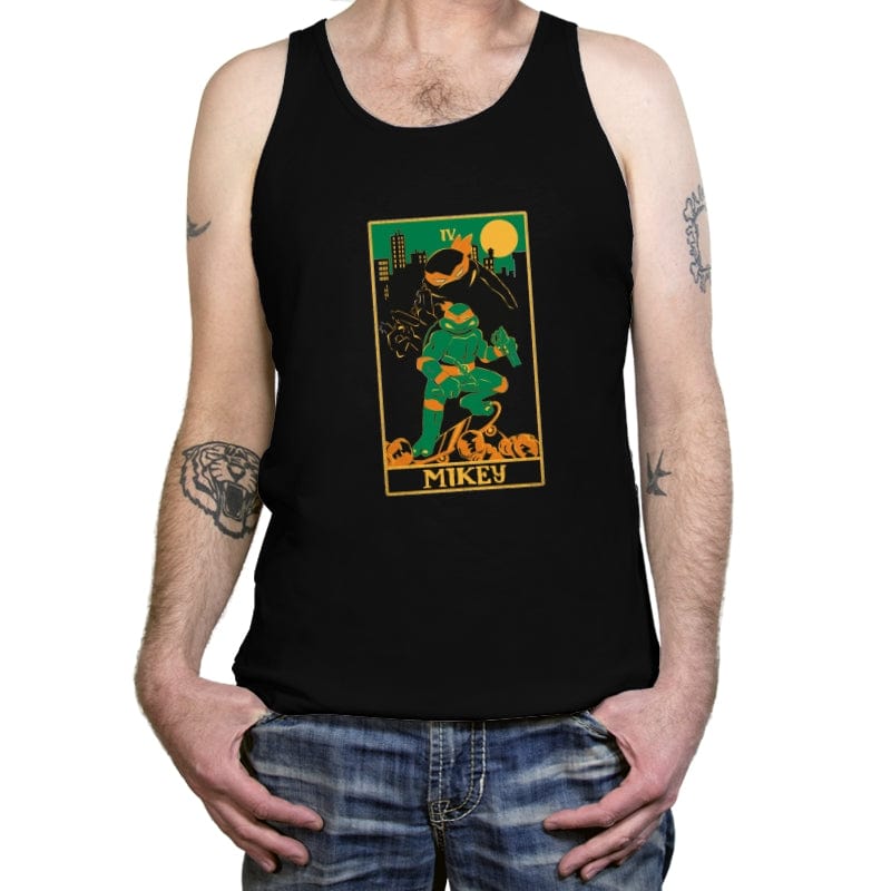 Mikey Tarot Card - Tanktop Tanktop RIPT Apparel X-Small / Black