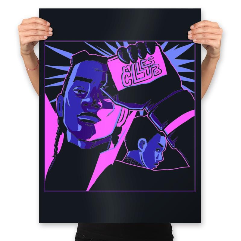 Miles Club - Prints Posters RIPT Apparel 18x24 / Black