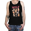 MILF Man I Love Felines - Tanktop Tanktop RIPT Apparel X-Small / Black