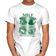 Milf - Man I Love Frogs - Mens T-Shirts RIPT Apparel Small / White