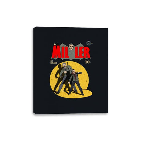 Miller N1 - Canvas Wraps Canvas Wraps RIPT Apparel 8x10 / Black