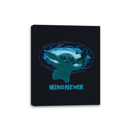 Mind Never - Canvas Wraps Canvas Wraps RIPT Apparel 8x10 / Black