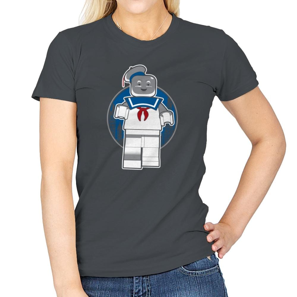 Mini Marshmallow Man Exclusive - Brick Tees - Womens T-Shirts RIPT Apparel Small / Charcoal