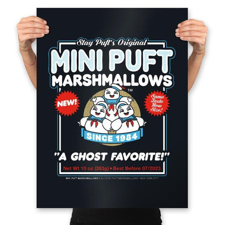 Mini Pufts - Prints Posters RIPT Apparel 18x24 / Black