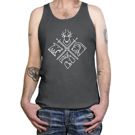 Minimal Thrones - Tanktop Tanktop RIPT Apparel