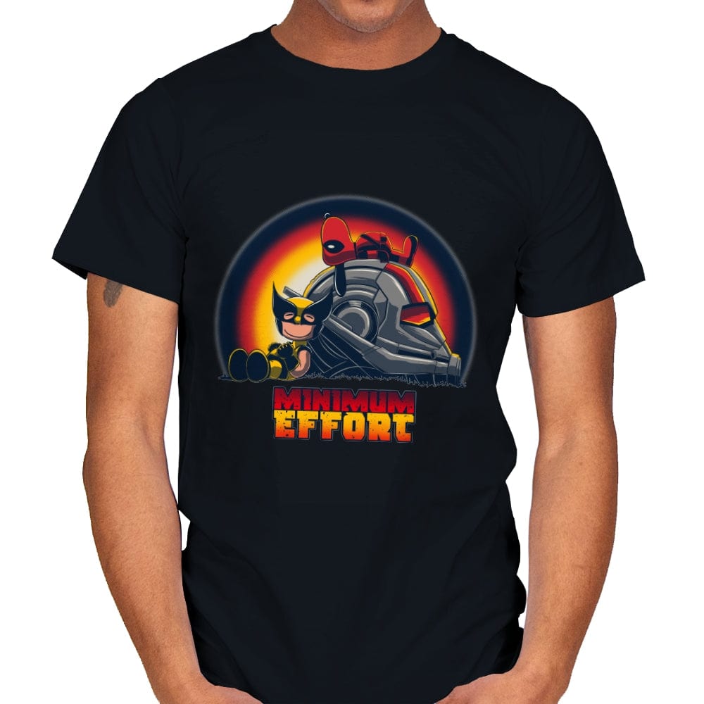 Minimum Effort - Mens T-Shirts RIPT Apparel Small / Black